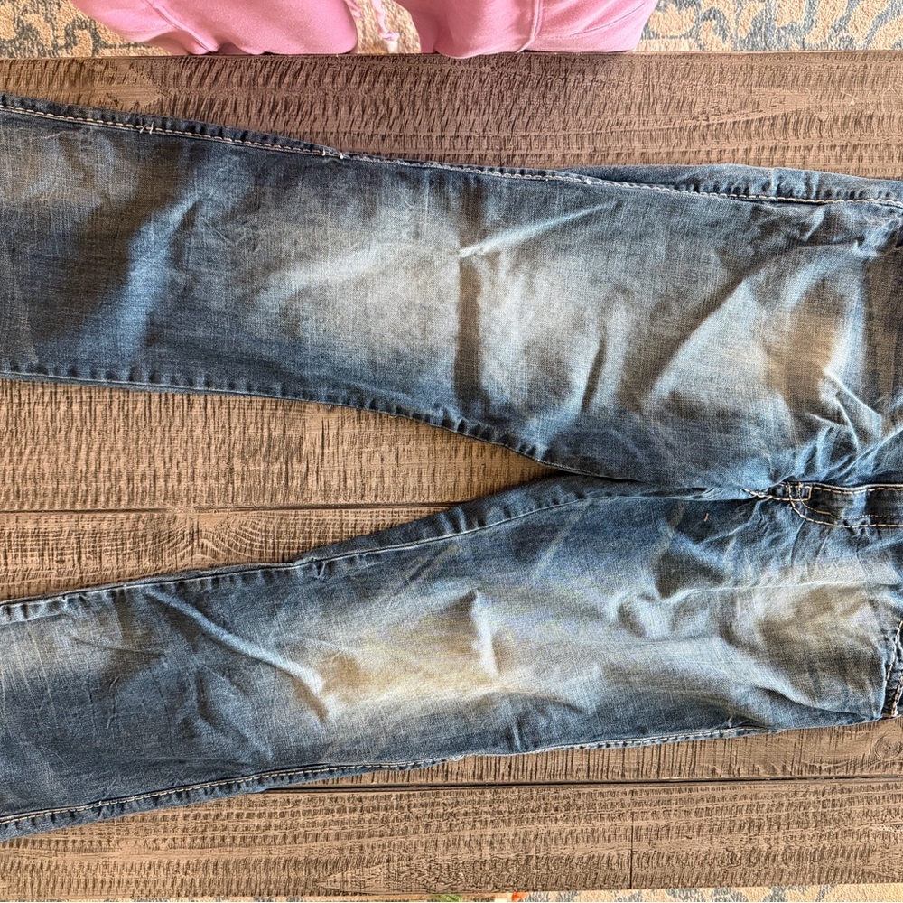 Men's Blue Bootcut Jeans